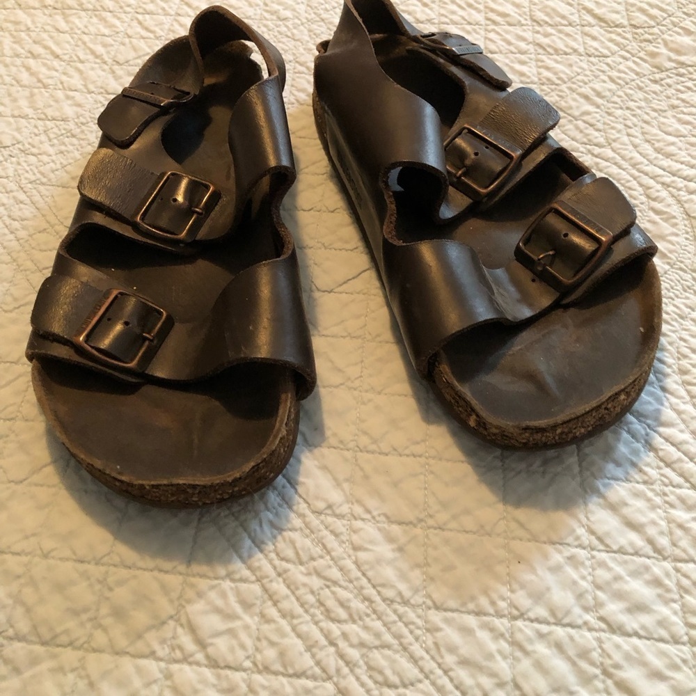 Birkenstock Milano leather sandals. Size 10. - Picture 4 of 11